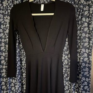 American Apparel Low V Cut Mini Dress